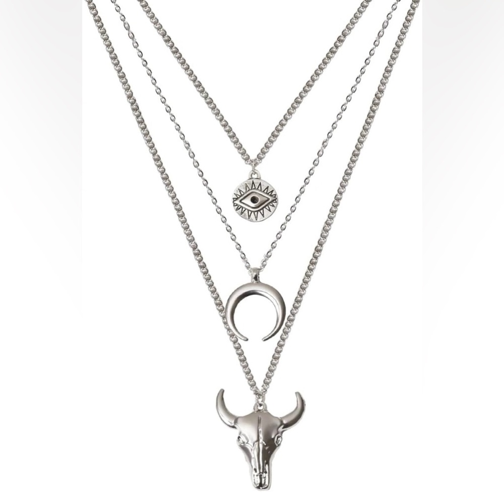 Silver Layered Necklace